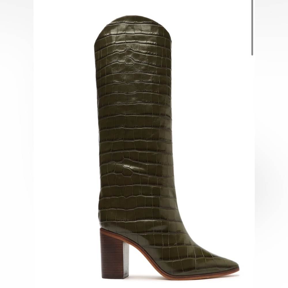 Schutz Maryana Boot in Military Green